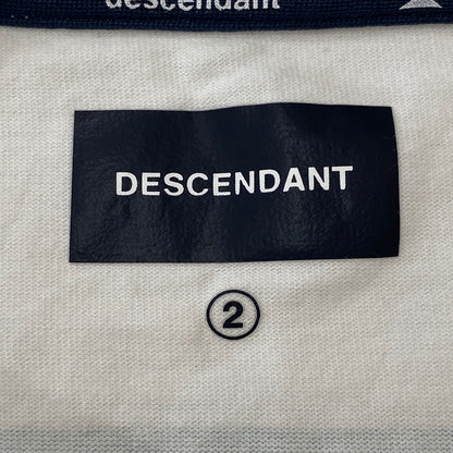 【中古品】【メンズ】 DESCENDANT ディセンダント ENVIRONMENT ORGANIC COTTON S/S 251ATDS-CSM14 エンバイロメンタル オーガニックコットン ショートスリーブ トップス 半袖 142-250817-ts-17-tei サイズ：2 カラー：ホワイト 万代Net店