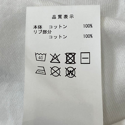 【中古品】【メンズ】 DESCENDANT ディセンダント ENVIRONMENT ORGANIC COTTON S/S 251ATDS-CSM14 エンバイロメンタル オーガニックコットン ショートスリーブ トップス 半袖 142-250817-ts-17-tei サイズ：2 カラー：ホワイト 万代Net店