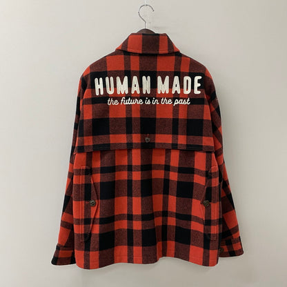 【中古品】【メンズ】 HUMAN MADE ヒューマンメイド WOOL HUNTING JACKET HM28JK031 ウールハンティングジャケット ライトアウター 142-250817-ts-15-tei サイズ：L カラー：レッド 万代Net店