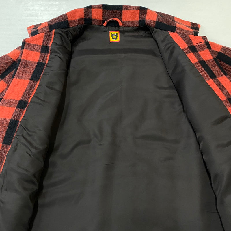 【中古品】【メンズ】 HUMAN MADE ヒューマンメイド WOOL HUNTING JACKET HM28JK031 ウールハンティングジャケット ライトアウター 142-250817-ts-15-tei サイズ：L カラー：レッド 万代Net店