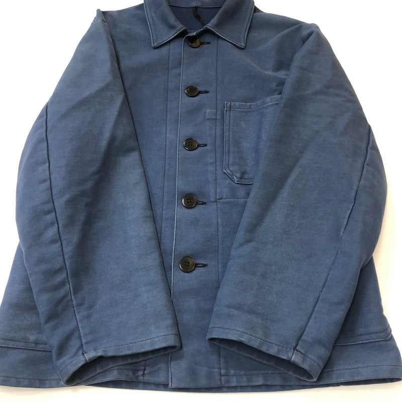 【中古品】【メンズ】 FHB エフエイチビー 90's MOLESKIN COVERALL 90年代 モールスキンカバーオール ライトアウター 145-250818-ks-29-fuz サイズ：44 カラー：ブルー 万代Net店