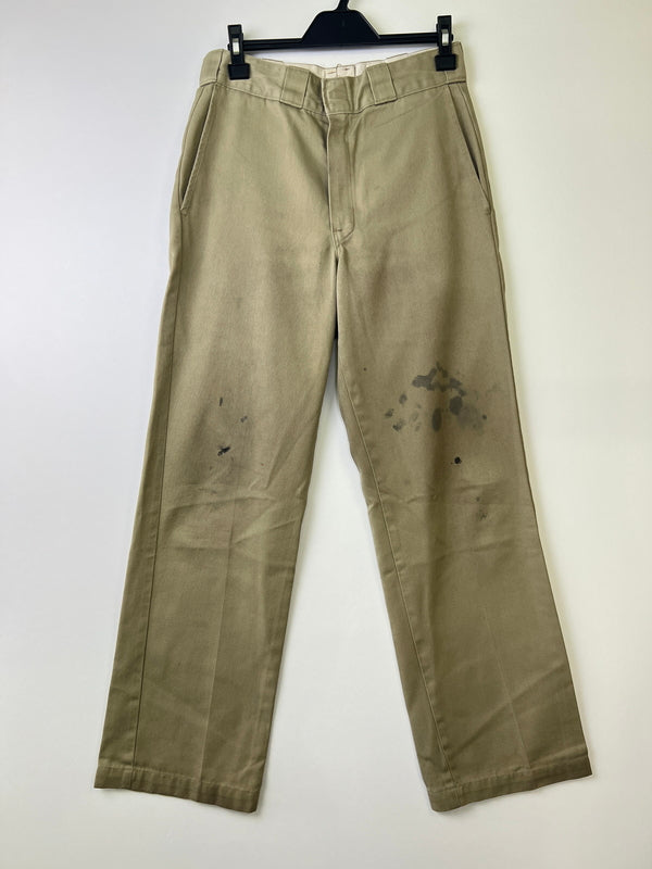 【中古品】【メンズ】 DICKIES ディッキーズ 90`S TALON タロンジップ ワークパンツ ボトムス ヴィンテージ 158-260921-AS-25-hon サイズ：下記参照 カラー：ベージュ 万代Net店