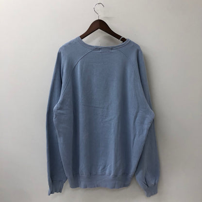 【現状渡し品】【メンズ】 Polo by Ralph Lauren ポロバイラルフローレン RAGLAN SLEEVE SWEAT ラグラン スリーブ スウェット 長袖 トップス 147-250912-yo-25-tei サイズ：L カラー：ブルー 万代Net店