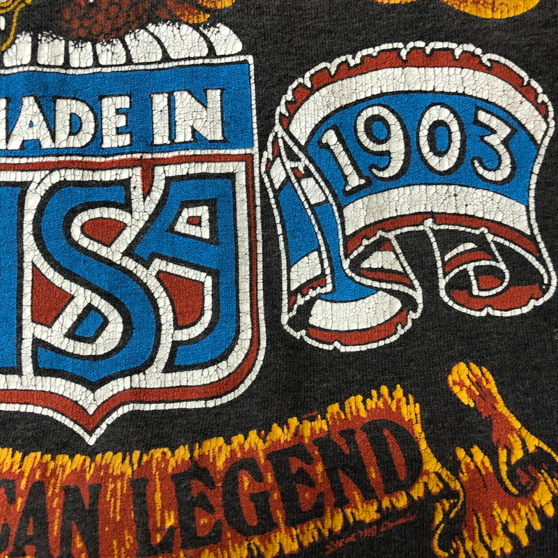 【現状渡し品】【メンズ】 SCREEN STARS スクリーンスターズ 80's HARLEY-DAVIDSON 3D EMBLEM T-SHIRT VINTAGE 80年代 ハーレーダビッドソン スリーディー エンブレム Tシャツ 半袖 トップス ヴィンテージ 145-250818-KS-22-tei サイズ：XL カラー：ブラック 万代Net店