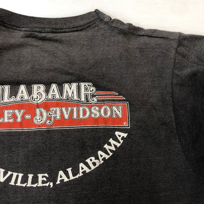 【現状渡し品】【メンズ】 SCREEN STARS スクリーンスターズ 80's HARLEY-DAVIDSON 3D EMBLEM T-SHIRT VINTAGE 80年代 ハーレーダビッドソン スリーディー エンブレム Tシャツ 半袖 トップス ヴィンテージ 145-250818-KS-22-tei サイズ：XL カラー：ブラック 万代Net店