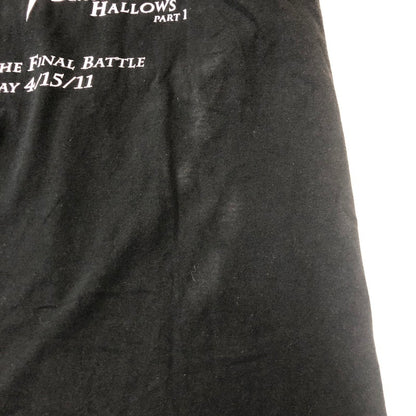 【中古品】【メンズ】 HARRY POTTER AND THE DEATHLY HALLOWS PART1 ハリーポッター アンド ザ デスリー ハローズ パートワン 00's S/S PRINT TEE 00年代 ショートスリーブ プリント Tシャツ anvilボディ 145-250818-KS-18-tei サイズ：XL カラー：ブラック 万代Net店