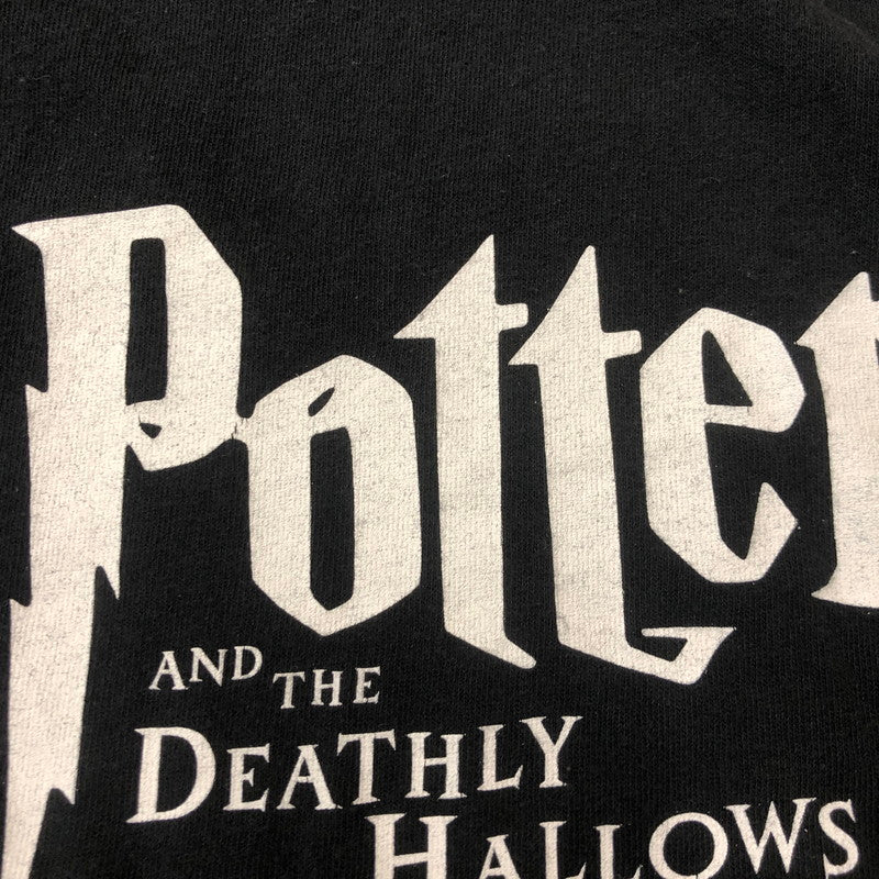 【中古品】【メンズ】 HARRY POTTER AND THE DEATHLY HALLOWS PART1 ハリーポッター アンド ザ デスリー ハローズ パートワン 00's S/S PRINT TEE 00年代 ショートスリーブ プリント Tシャツ anvilボディ 145-250818-KS-18-tei サイズ：XL カラー：ブラック 万代Net店