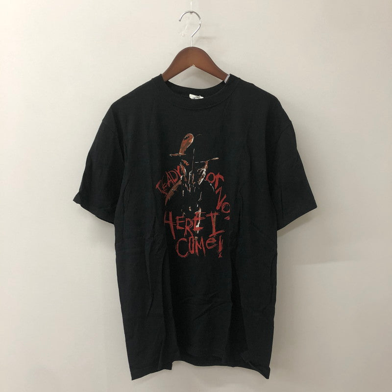 【中古品】【メンズ】 A NIGHTMARE ON ELM STREET ア ナイトメア オン エルム ストリート 00's S/S PRINT TEE 00年代 ショートスリーブ プリント Tシャツ 半袖 トップス anvilボディ 145-250818-KS-20-tei サイズ：L カラー：ブラック 万代Net店