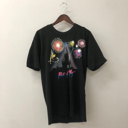 【中古品】【メンズ】 Disney ディズニー 90's PART OF THE MAGIC TINKERBELL T-SHIRT 90年代 パート オブ ザ マジック ティンカーベル Tシャツ 半袖 トップス USA製 145-250818-KS-17-tei サイズ：L カラー：ブラック 万代Net店