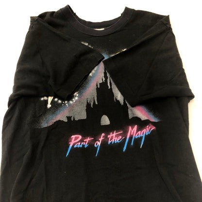 【中古品】【メンズ】 Disney ディズニー 90's PART OF THE MAGIC TINKERBELL T-SHIRT 90年代 パート オブ ザ マジック ティンカーベル Tシャツ 半袖 トップス USA製 145-250818-KS-17-tei サイズ：L カラー：ブラック 万代Net店