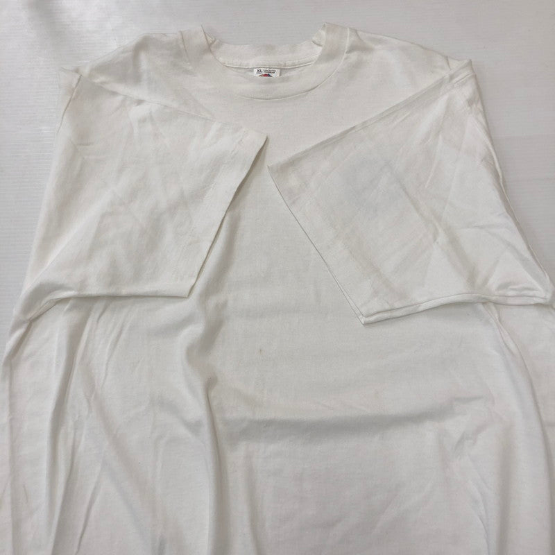 【中古品】【メンズ】 FRUIT OF THE LOOM フルーツオブザルーム MERCEDES BENZ LOGO S/S T-SHIRT メルセデスベンツ ロゴ ショートスリーブ Tシャツ 半袖 トップス 145-250818-KS-11-tei サイズ：XL カラー：ホワイト 万代Net店