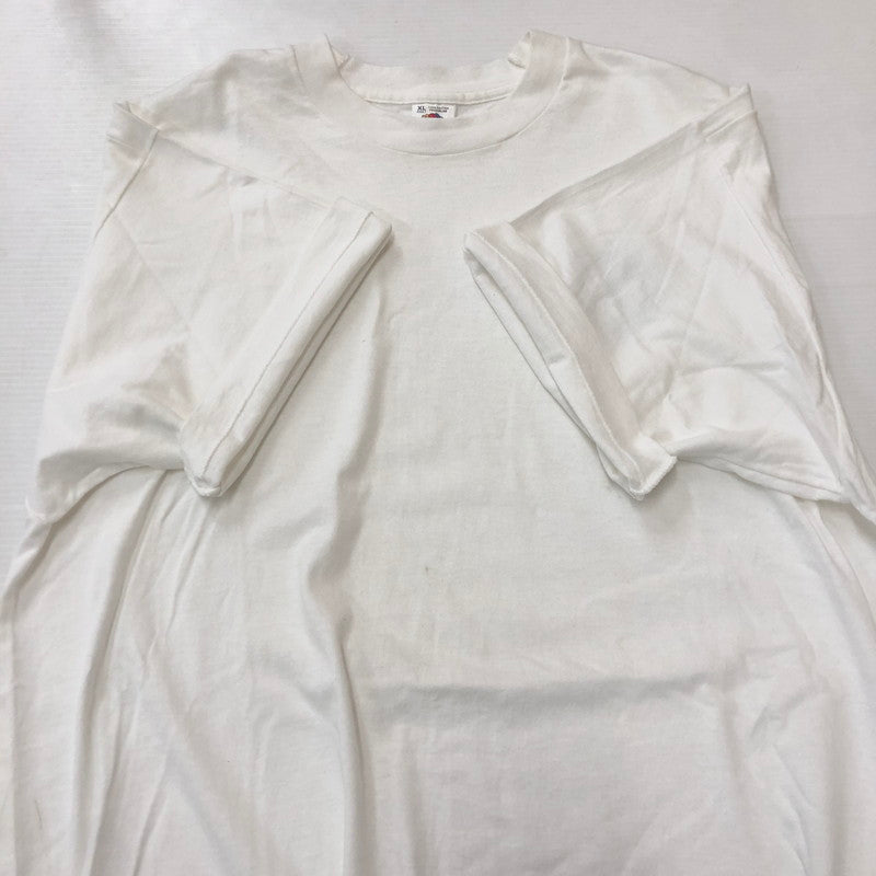 【中古品】【メンズ】 FRUIT OF THE LOOM フルーツオブザルーム MERCEDES BENZ LOGO S/S T-SHIRT メルセデスベンツ ロゴ ショートスリーブ Tシャツ 半袖 トップス 145-250818-KS-11-tei サイズ：XL カラー：ホワイト 万代Net店
