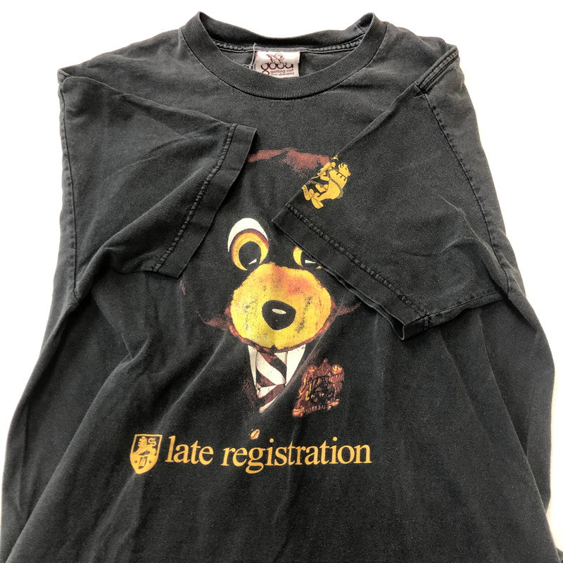 【中古品】【メンズ】 GOOD グッド KANYE WEST LATE REGISTRATION2005 T-SHIRT カニエ・ウェスト レイト・レジストレーション2005 Tシャツ 半袖 トップス 145-250818-KS-12-tei サイズ：表記無し カラー：ブラック 万代Net店