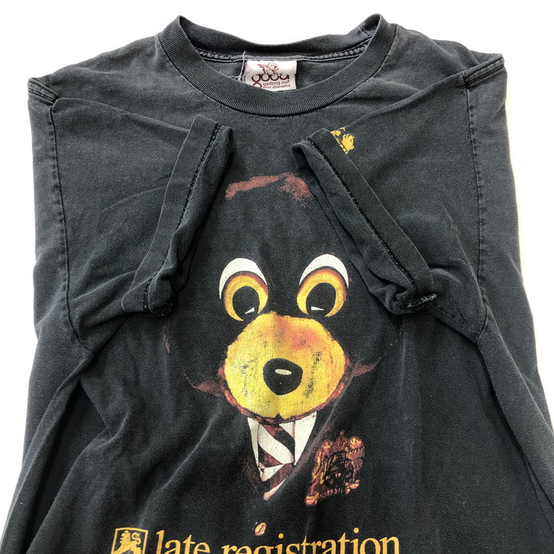 【中古品】【メンズ】 GOOD グッド KANYE WEST LATE REGISTRATION2005 T-SHIRT カニエ・ウェスト レイト・レジストレーション2005 Tシャツ 半袖 トップス 145-250818-KS-12-tei サイズ：表記無し カラー：ブラック 万代Net店