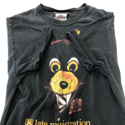 【中古品】【メンズ】 GOOD グッド KANYE WEST LATE REGISTRATION2005 T-SHIRT カニエ・ウェスト レイト・レジストレーション2005 Tシャツ 半袖 トップス 145-250818-KS-12-tei サイズ：表記無し カラー：ブラック 万代Net店