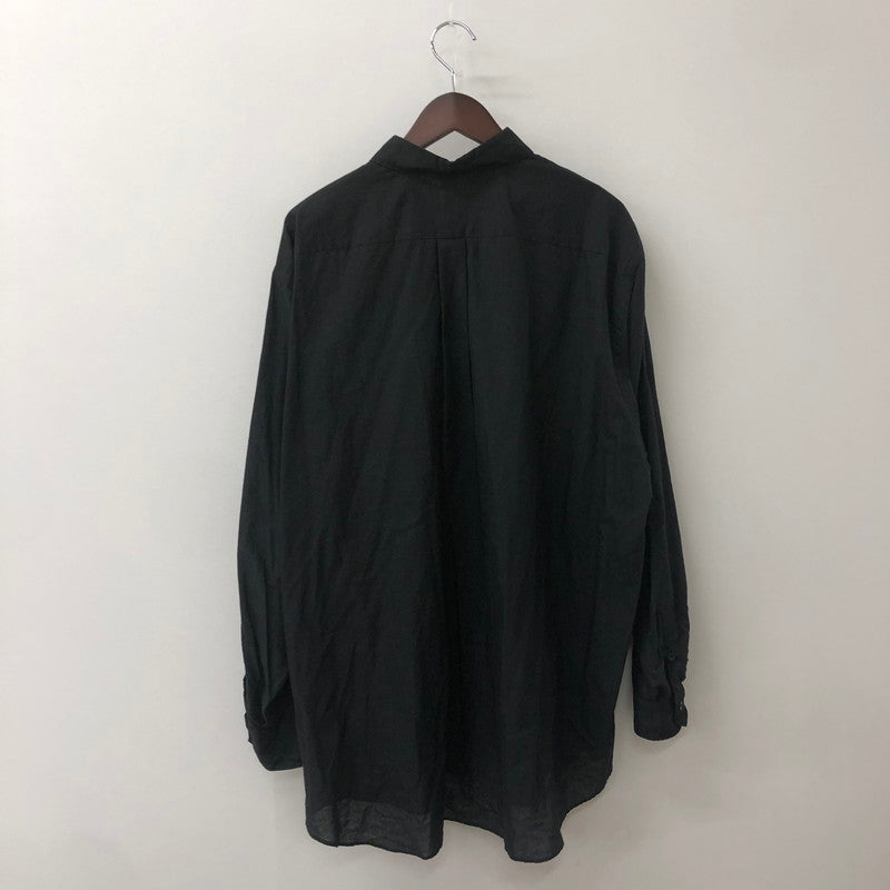 【中古品】【メンズ】 COMOLI コモリ 24SS KHADI COTTON KOMORI SHIRT Z01-02011 カディ コットン コモリ シャツ 長袖 トップス 140-250818-KS-13-tei サイズ：5 カラー：ブラック 万代Net店