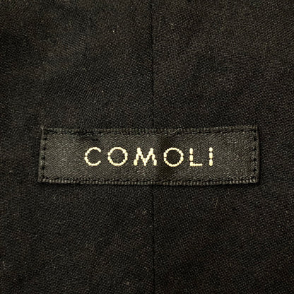 【中古品】【メンズ】 COMOLI コモリ 24SS KHADI COTTON KOMORI SHIRT Z01-02011 カディ コットン コモリ シャツ 長袖 トップス 140-250818-KS-13-tei サイズ：5 カラー：ブラック 万代Net店