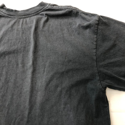 【中古品】【メンズ】 TRAVIS SCOTT CACTUS JACK トラビス・スコット カクタスジャック × FCB FCバルセロナ 別注 コラボ CJ X FCB WASHED SPRAY LOGO TEE ウォッシュド スプレー ロゴ Tシャツ トップス 142-250818-KS-10-tei サイズ：XL カラー：ブラック 万代Net店