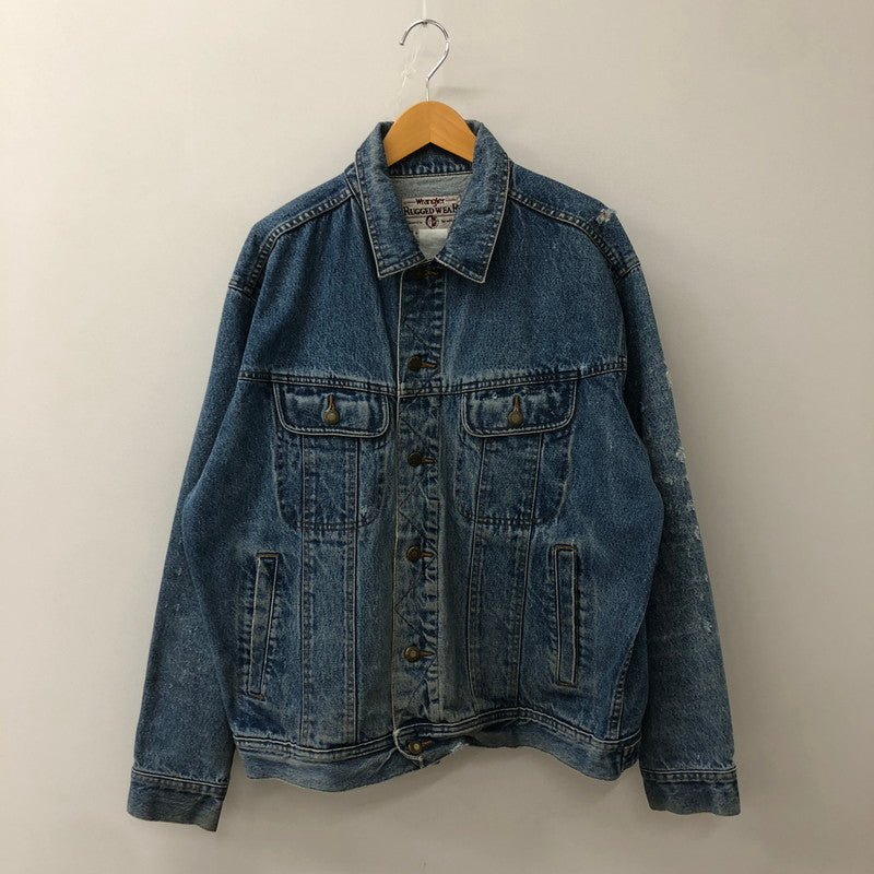 【現状渡し品】【メンズ】 Wrangler ラングラー 90's RUGGED WEAR DENIM JACKET 90年代 ラギッド ウェア デニムジャケット ライトアウター 145-250818-KS-25-tei サイズ：表記無し カラー：インディゴ 万代Net店