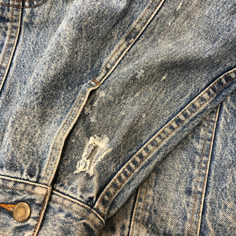 【現状渡し品】【メンズ】 Wrangler ラングラー 90's RUGGED WEAR DENIM JACKET 90年代 ラギッド ウェア デニムジャケット ライトアウター 145-250818-KS-25-tei サイズ：表記無し カラー：インディゴ 万代Net店