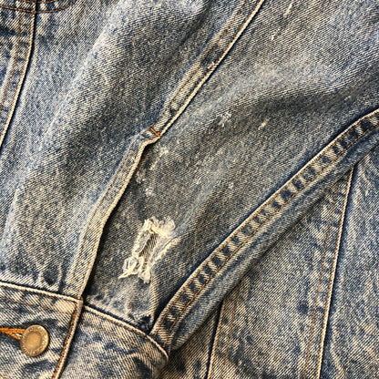 【現状渡し品】【メンズ】 Wrangler ラングラー 90's RUGGED WEAR DENIM JACKET 90年代 ラギッド ウェア デニムジャケット ライトアウター 145-250818-KS-25-tei サイズ：表記無し カラー：インディゴ 万代Net店