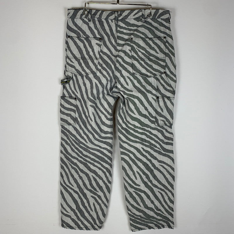 【現状渡し品】【メンズ】 Supreme シュプリーム 24SS DOUBLE KNEE PAINTER PANT ダブル ニー ペインター パンツ ボトムス 149-251217-yy-01-fuz サイズ：34 カラー：ゼブラ 万代Net店