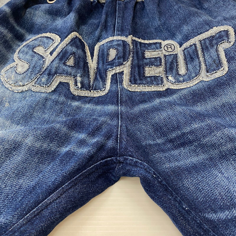 中古品】【メンズ】 SAPEur サプール DENIM VINTAGE BASKET SHORTS