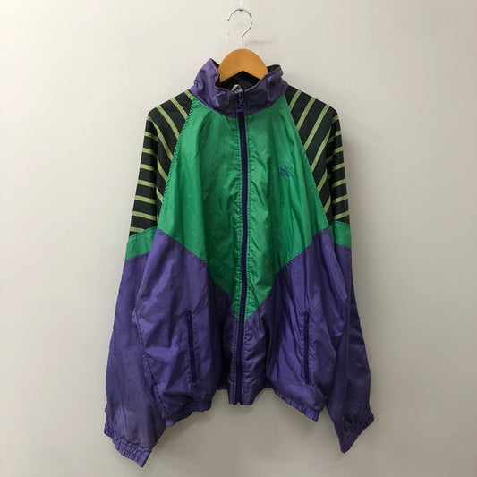 【中古品】【メンズ】 PUMA プーマ 80's ZIP UP POLYAMID JACKET VINTAGE 80年代 ジップアップ ポリアミド ジャケット ライトアウター ヴィンテージ 148-250829-KS-22-tei サイズ：9 カラー：マルチカラー 万代Net店