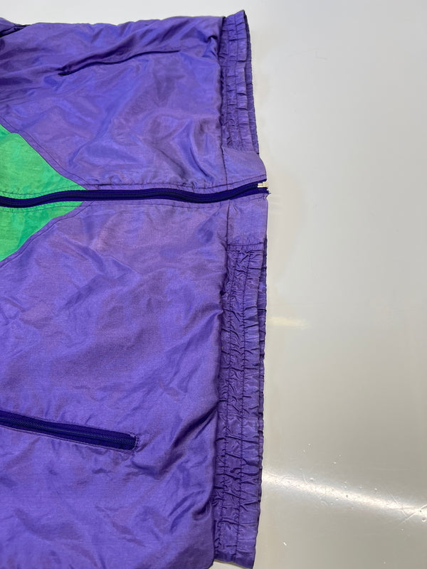 【中古品】【メンズ】 PUMA プーマ 80'S ZIP UP POLYAMID JACKET ポリアミド ジャケット ライトアウター ヴィンテージ 148-261002-AS-11-hon サイズ：9 カラー：グリーン/パープル 万代Net店