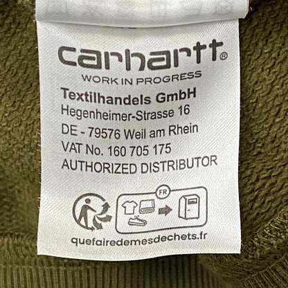 【中古品】【メンズ】 CARHARTT WIP カーハート ワークインプログレス POCKET SWEATSHIRT ポケットスウェット シャツ トップス トレーナー 145-250817-ts-21-tei サイズ：M カラー：カーキ 万代Net店