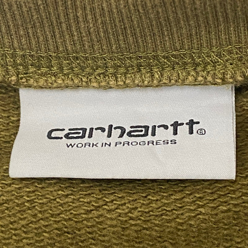 【中古品】【メンズ】 CARHARTT WIP カーハート ワークインプログレス POCKET SWEATSHIRT ポケットスウェット シャツ トップス トレーナー 145-250817-ts-21-tei サイズ：M カラー：カーキ 万代Net店