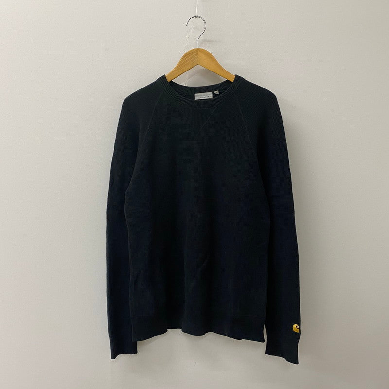 【中古品】【メンズ】 CARHARTT WIP カーハート ワークインプログレス CHASE SWEATER L/S チェイスセーター トップス ロングスリーブ トップス 長袖 145-250817-ts-22-fuz サイズ：S カラー：ブラック 万代Net店