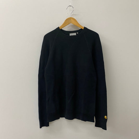 【中古品】【メンズ】 CARHARTT WIP カーハート ワークインプログレス CHASE SWEATER L/S チェイスセーター トップス ロングスリーブ トップス 長袖 145-250817-ts-22-tei サイズ：S カラー：ブラック 万代Net店