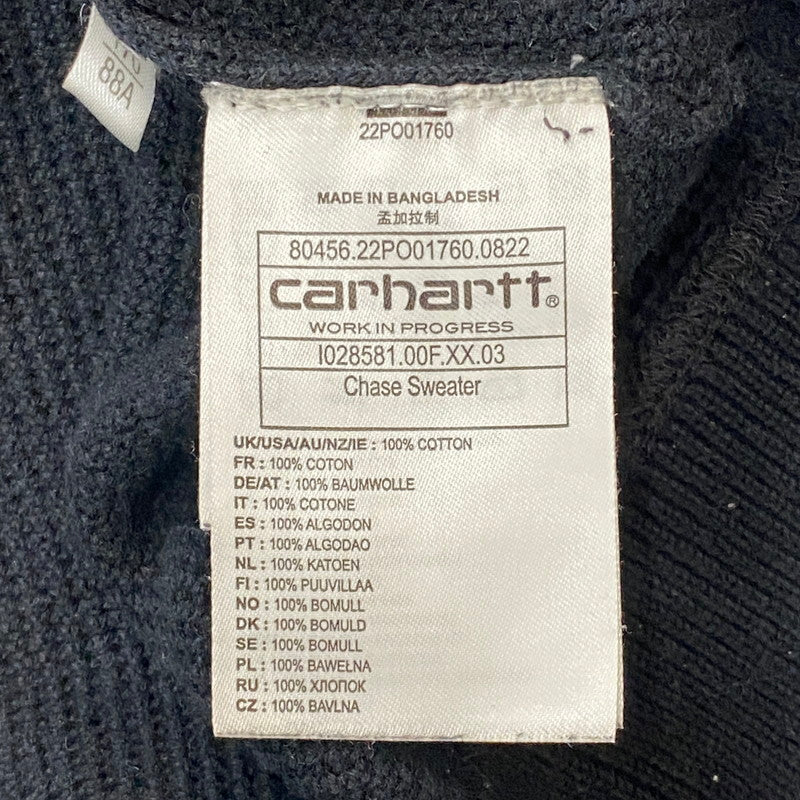 【中古品】【メンズ】 CARHARTT WIP カーハート ワークインプログレス CHASE SWEATER L/S チェイスセーター トップス ロングスリーブ トップス 長袖 145-250817-ts-22-fuz サイズ：S カラー：ブラック 万代Net店