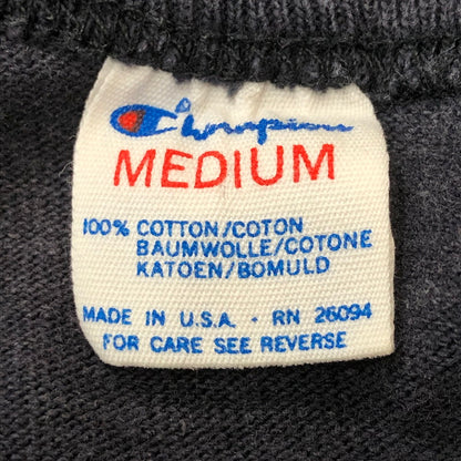 【現状渡し品】【メンズ】 Champion チャンピオン 80's OAKLAND RAIDERS S/S TEE VINTAGE 80年代 オークランド ライダース ショートスリーブ Tシャツ 半袖 トップス トリコタグ ヴィンテージ 145-250823-yo-16-tei サイズ：M カラー：ブラック 万代Net店