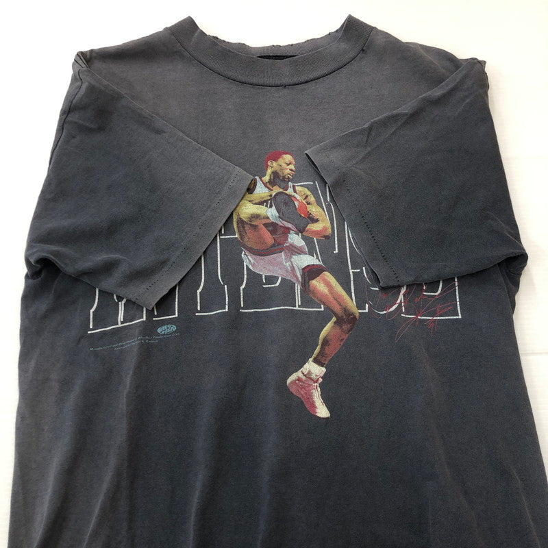 【現状渡し品】【メンズ】 UNKOWN 90's DENNIS RODMAN PRINT TEE 90年代 デニス ロッドマン プリント Tシャツ 半袖 トップス 145-250823-yo-17-tei サイズ：表記無し カラー：ブラック 万代Net店