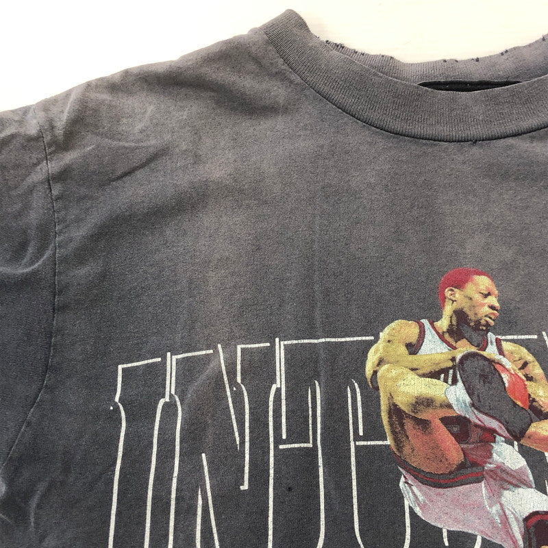 【現状渡し品】【メンズ】 UNKOWN 90's DENNIS RODMAN PRINT TEE 90年代 デニス ロッドマン プリント Tシャツ 半袖 トップス 145-250823-yo-17-tei サイズ：表記無し カラー：ブラック 万代Net店