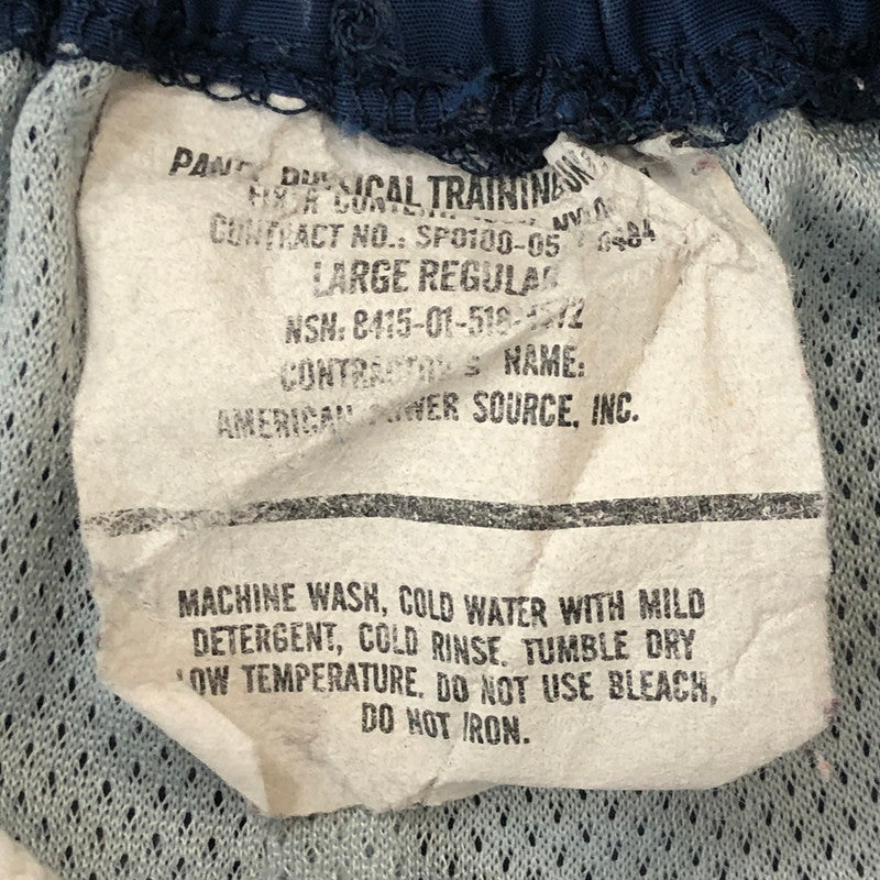 【中古品】【メンズ】 U.S.AIR FORCE ユーエス・エアフォース PTU TRANING PANTS PTUトレーニング パンツ ボトムス 156-250831-KS-25-tei サイズ：L カラー：ネイビー 万代Net店