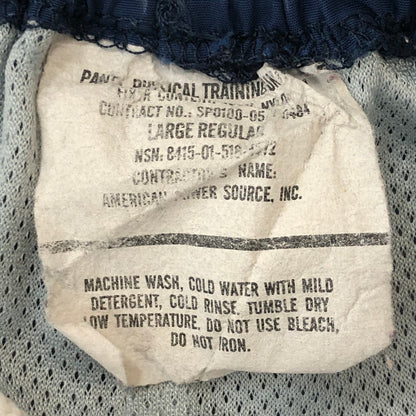 【中古品】【メンズ】 U.S.AIR FORCE ユーエス・エアフォース PTU TRANING PANTS PTUトレーニング パンツ ボトムス 156-250831-KS-25-tei サイズ：L カラー：ネイビー 万代Net店