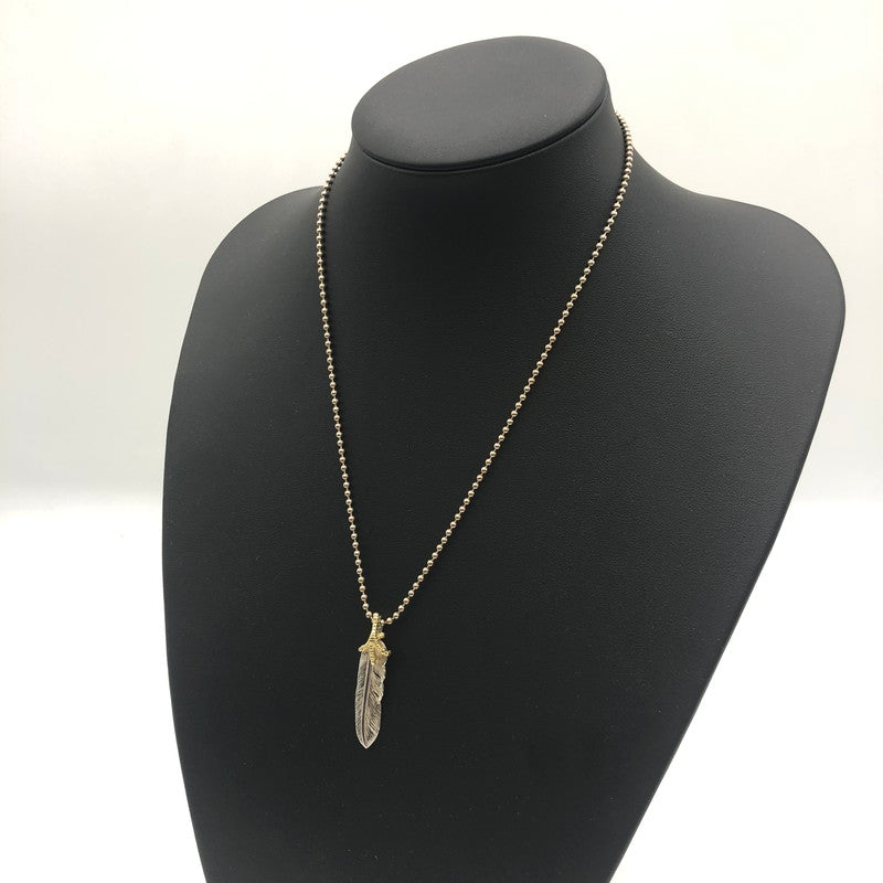 【中古品】【メンズ】 TADY＆KING タディアンドキング SVフェザー爪K18 Mサイズ tkgh-074m 右向き アクセサリー ペンダントトップ ネイティブジュエリー 191-250817-kk-06-tei カラー：シルバー 万代Net店