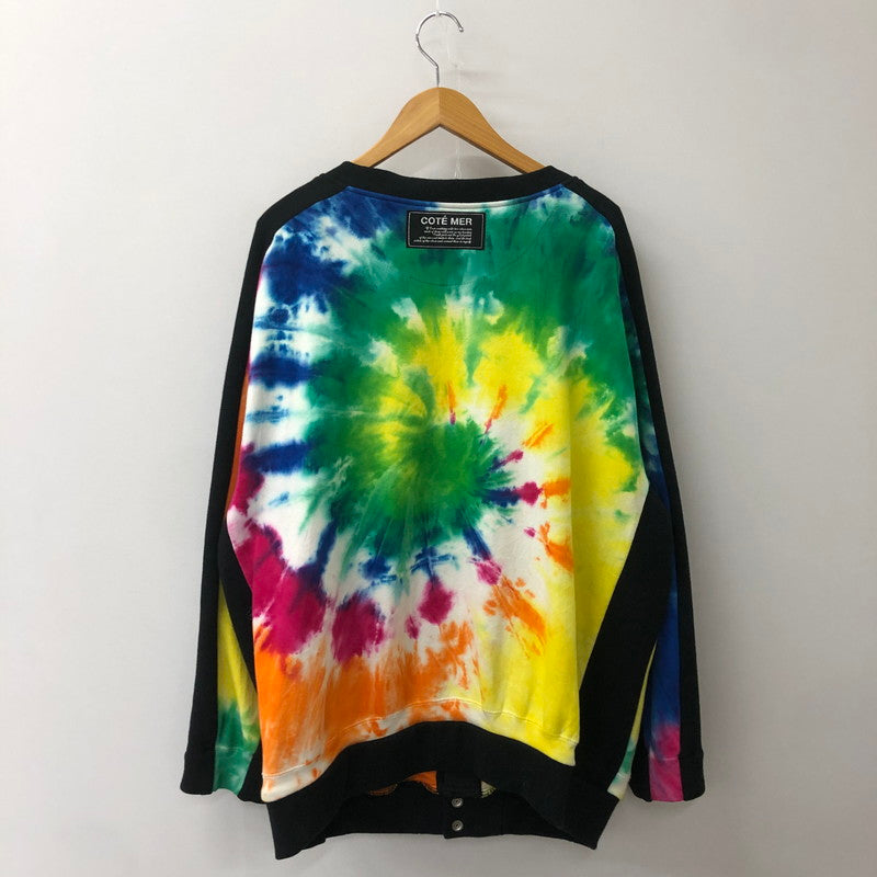 【中古品】【メンズ】 COTE MER コートメール REMAKE TIE‐DYE CARDIGAN リメイク タイダイ カーディガン トップス 141-250824-ts-01-tei サイズ：フリー カラー：マルチ 万代Net店