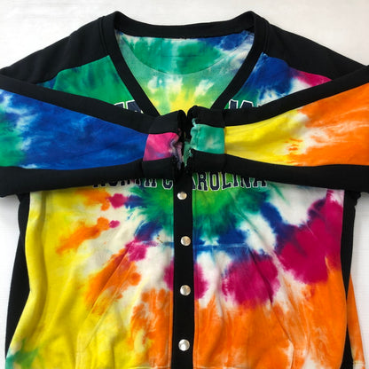 【中古品】【メンズ】 COTE MER コートメール REMAKE TIE‐DYE CARDIGAN リメイク タイダイ カーディガン トップス 141-250824-ts-01-tei サイズ：フリー カラー：マルチ 万代Net店