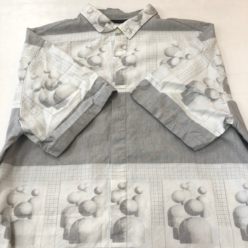 【中古品】【メンズ】 C.E シーイー AS MCOMP SHORT SLEEVE SHIRT アズ エムコンプ ショートスリーブ シャツ 半袖 トップス 142-250820-KS-02-tei サイズ：M カラー：ホワイト 万代Net店