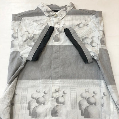 【中古品】【メンズ】 C.E シーイー AS MCOMP SHORT SLEEVE SHIRT アズ エムコンプ ショートスリーブ シャツ 半袖 トップス 142-250820-KS-02-tei サイズ：M カラー：ホワイト 万代Net店