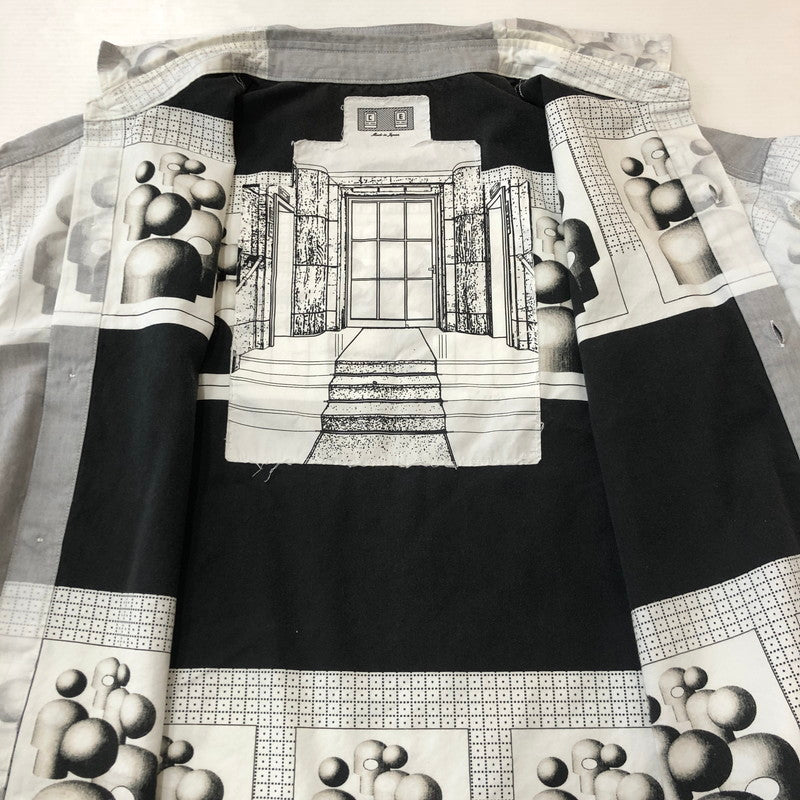 【中古品】【メンズ】 C.E シーイー AS MCOMP SHORT SLEEVE SHIRT アズ エムコンプ ショートスリーブ シャツ 半袖 トップス 142-250820-KS-02-tei サイズ：M カラー：ホワイト 万代Net店