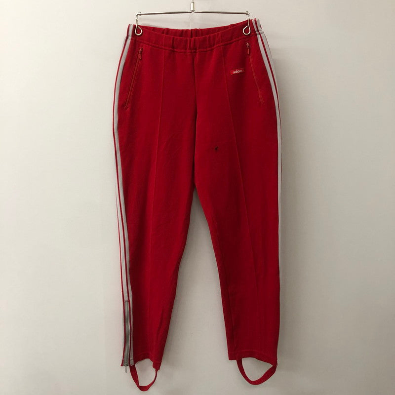 【現状渡し品】【メンズ】 adidas アディダス 70's STRAIGHT TRUCK PANT VINTAGE ADS-3F 70年代 ストレート トラックパンツ ボトムス ヴィンテージ 159-250820-KS-30-tei サイズ：4 カラー：レッド 万代Net店