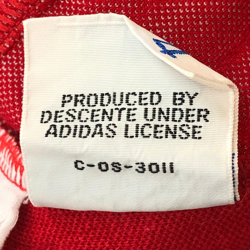 【現状渡し品】【メンズ】 adidas アディダス 70's STRAIGHT TRUCK PANT VINTAGE ADS-3F 70年代 ストレート トラックパンツ ボトムス ヴィンテージ 159-250820-KS-30-tei サイズ：4 カラー：レッド 万代Net店