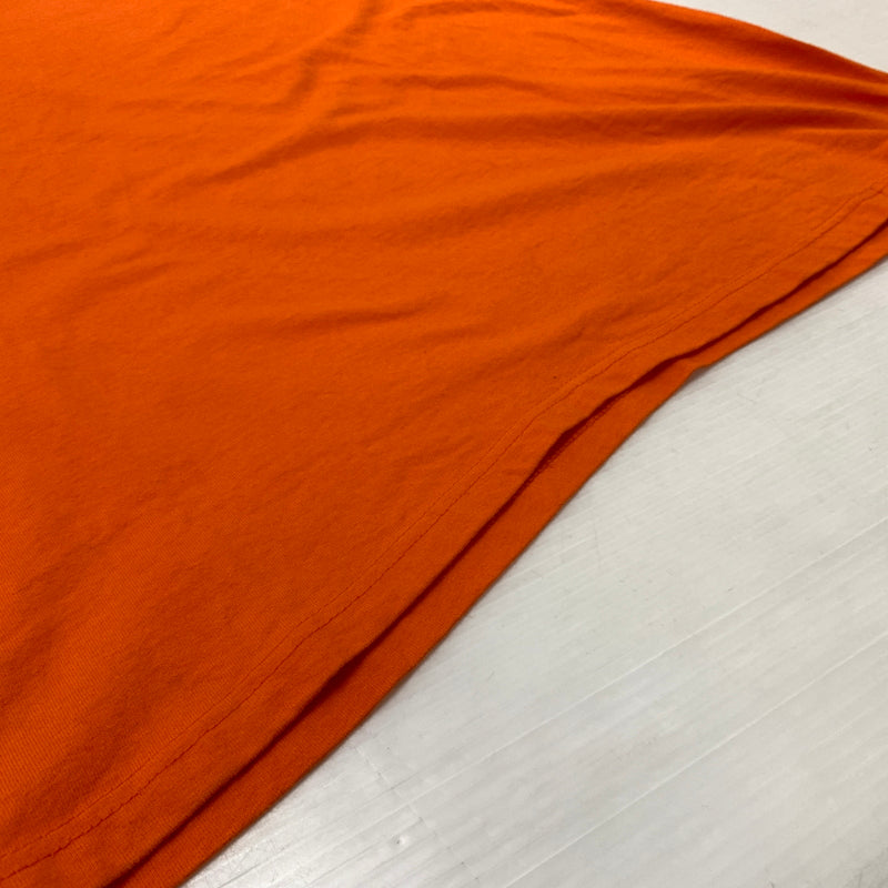 【中古品】【メンズ】 LIFEWEAR ライフウェア THE SHOEGAZER LOGO TEE シューゲイザー 刺しゅう ロゴ Tシャツ 長袖 トップス 145-260806-yo-05-tei サイズ：XL カラー：オレンジ 万代Net店