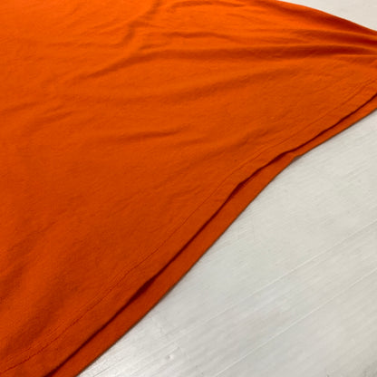 【中古品】【メンズ】 LIFEWEAR ライフウェア THE SHOEGAZER LOGO TEE シューゲイザー 刺しゅう ロゴ Tシャツ 長袖 トップス 145-260806-yo-05-tei サイズ：XL カラー：オレンジ 万代Net店