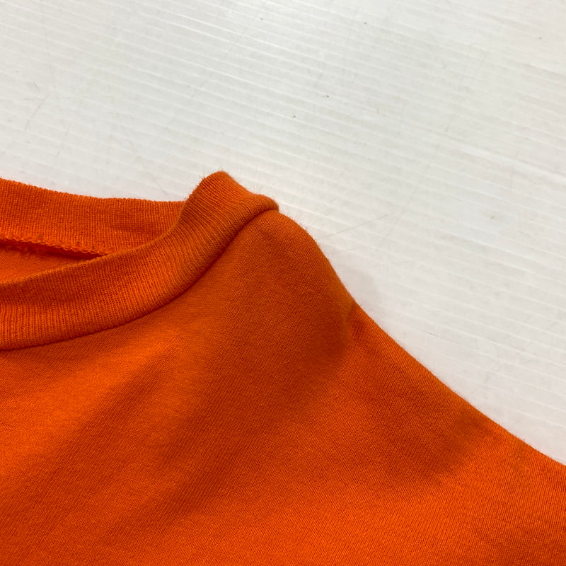 【中古品】【メンズ】 LIFEWEAR ライフウェア THE SHOEGAZER LOGO TEE シューゲイザー 刺しゅう ロゴ Tシャツ 長袖 トップス 145-260806-yo-05-tei サイズ：XL カラー：オレンジ 万代Net店